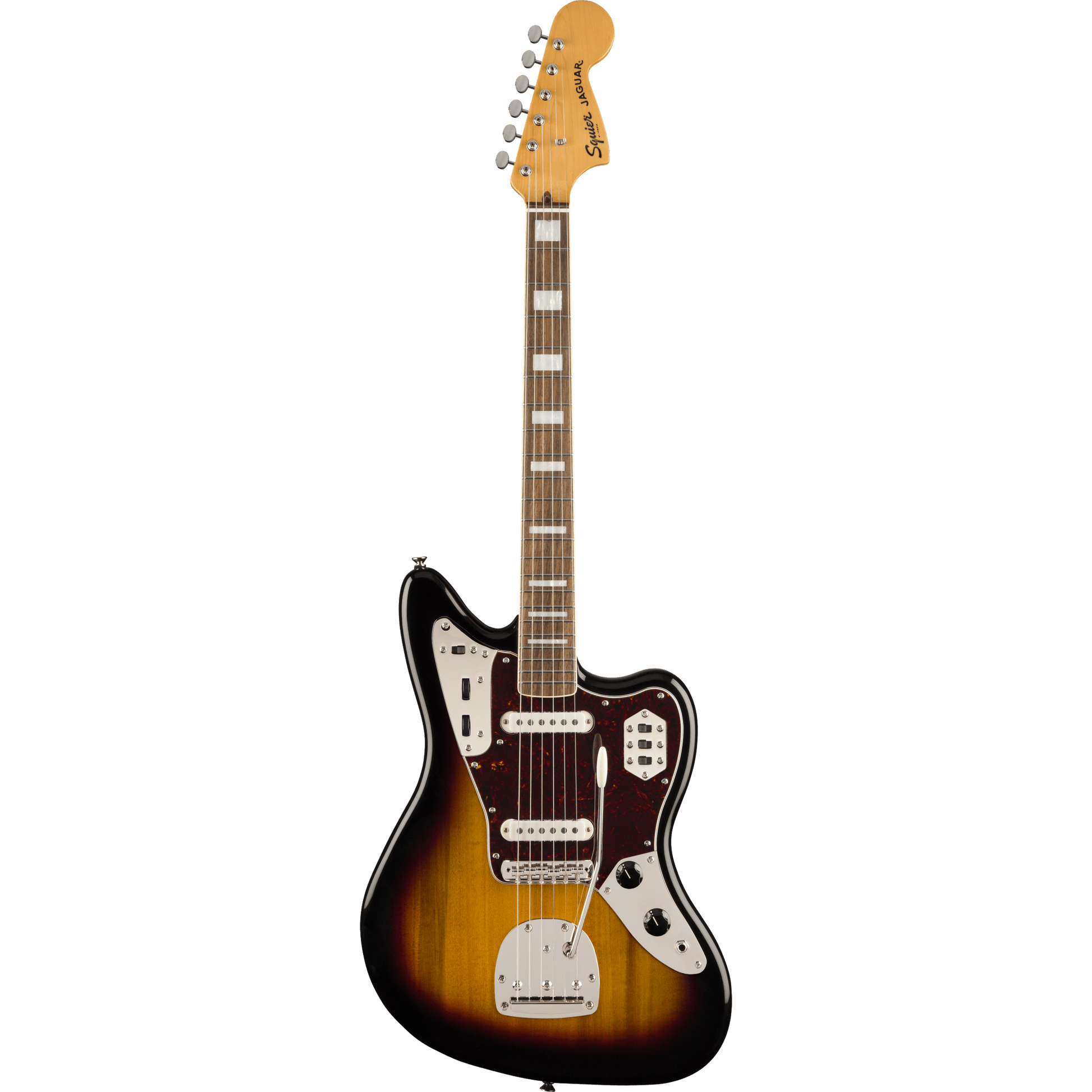 Squier Classic Vibe 70s Jaguar - 3-Color Sunburst - ELECTRIC GUITAR - [shop-name]