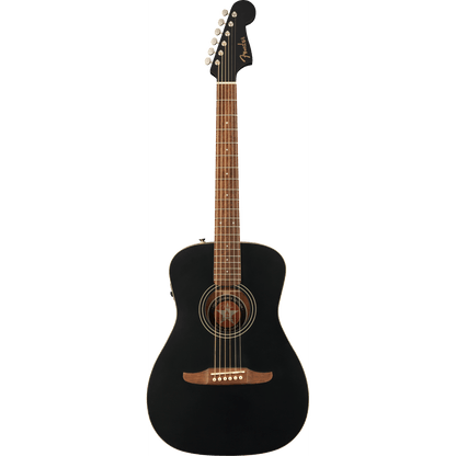 Fender  Joe Strummer Campfire Acoustic Guitar - Matte Black-ACOUSTIC GUITAR-Joondalup Music Centre