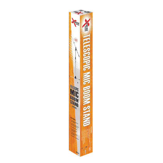 XTREME HEAVY DUTY PRO MICROPHONE BOOM STAND - CHROME - Joondalup Music Centre
