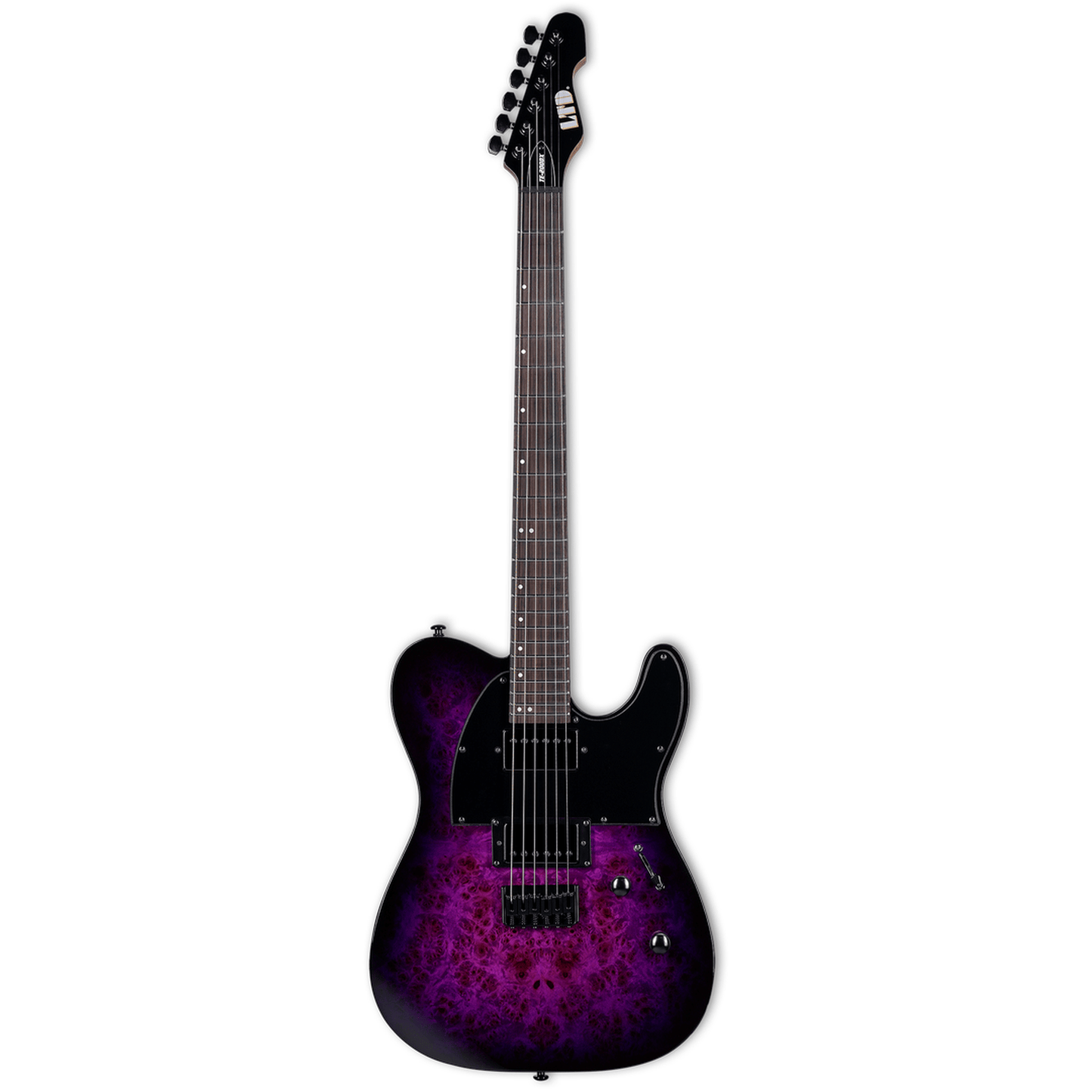 ESP LTD TE-200DX Electric Guitar - Poplar Burl Purple Burst - Joondalup Music Centre