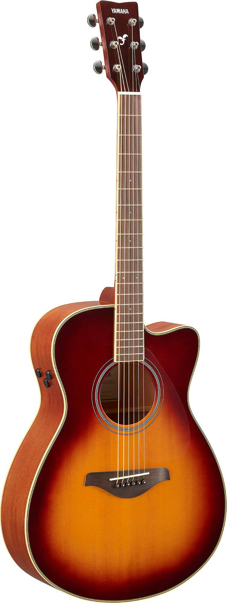 Yamaha FSC-TA-BS Transacoustic Acoustic Guitar - Brown Sunburst - Joondalup Music Centre